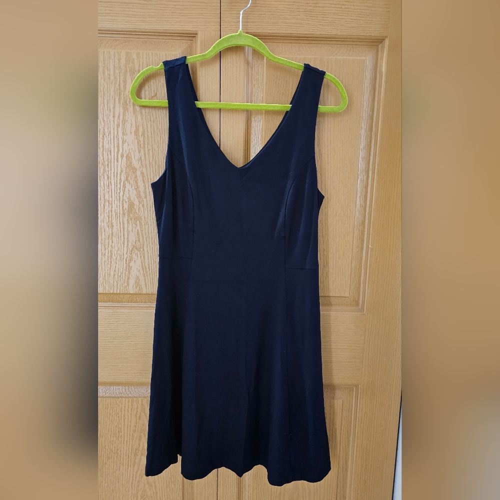 Navy Blue Sleeveless Dress